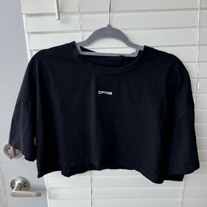 Dfyne Revive crop tee - black size medium